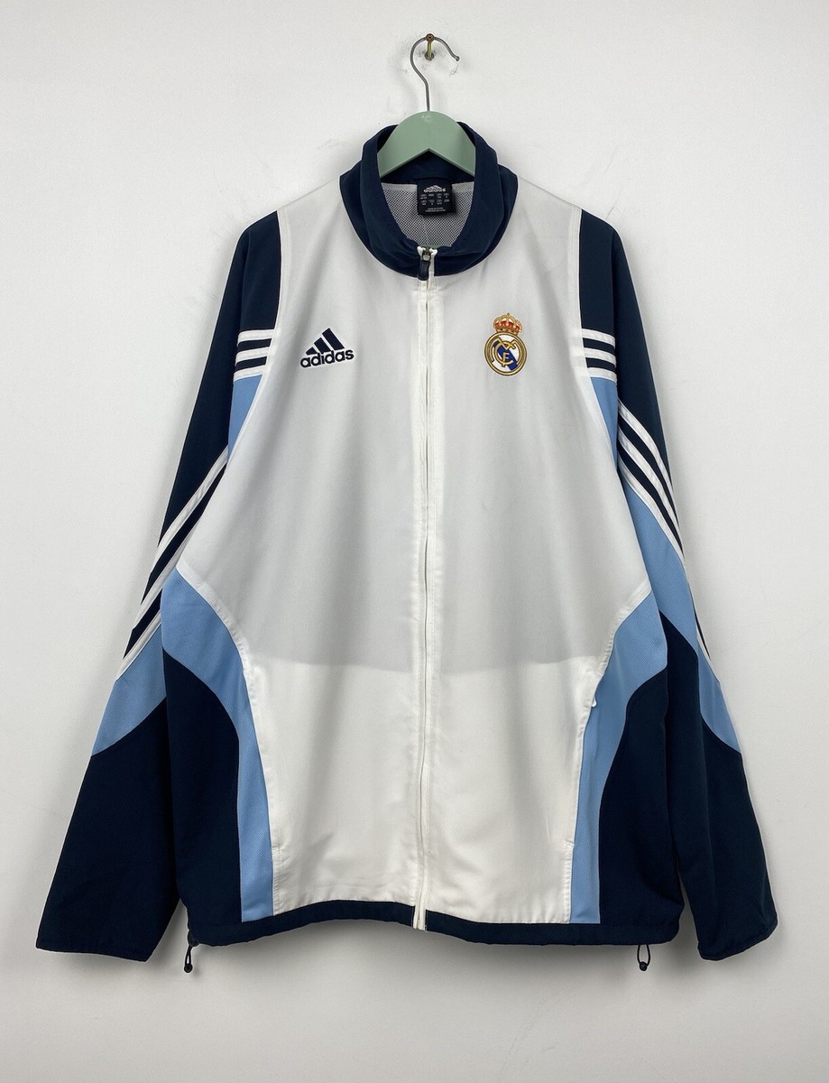 Real Madrid 2003 2004 Football Soccer Track Top Jacket Real Madrid 2003 2004 Football Soccer Track Top Jacket