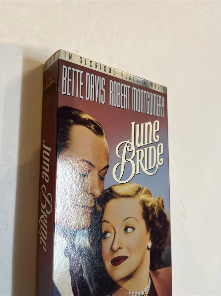 June Bride (VHS, 1992) Bette Dsvis • Robert Montgomery | MGM/UA - Imagem 3 de 4