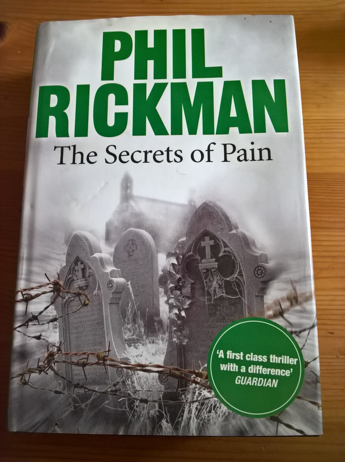 Signed Phil Rickman, The Secrets of Pain 1st edn 1st imp. hb dj Merrily Watkins