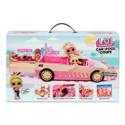 MGA Entertainment Surprise! Car-Pool Coupe Doll Car
