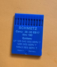  NOS 38:00EB17- 130-SCHMETZ- SEWING MACHINE NEEDLES PK. 10 FREE SHIPPING 