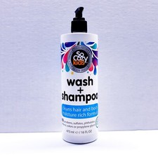 SoCozy Wash Shampoo For Kids Cleans Hair and Body, 16 Fl oz