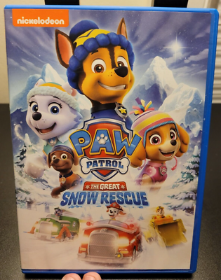 PAW PATROL The Great Snow Rescue DVD Nickelodeon Nick Jr Animated