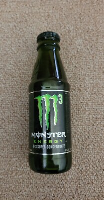 Monster Energy M3 Super Concentrate 5oz Collectible Sealed Glass Bottle 