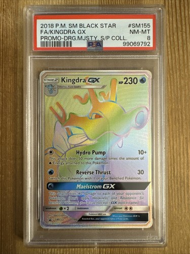 Kingdra-GX graded PSA 8 for sale on eBay