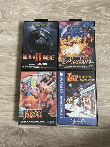 Lot De 4 Jeux Sega Megadrive - État Très Bon - Inclut Magical Hat - Pour Mega Drive/32X