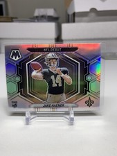 Jake Haener 2023 Panini Mosaic Prizm Rookie Card #ND-7. NFL Debut SILVER
