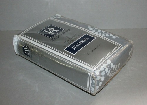Tende pannelli finestra Drift Away Black Out 52" x 84" grigio e bianco Julianna NUOVE - Foto 6 di 6