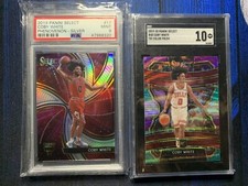 2019-20 Panini Select Phenomenon Prizm Silver & Tri Color RC Coby White Lot Of 2