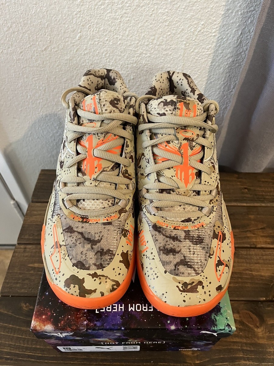 Puma MB.01 Digital Camo - Pale Khaki Ultra Orange - Men display picture 1