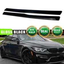 PSM Style Side Skirt Extension Black For BMW F82 F83 M4 F80 M3 2015 -2020 US