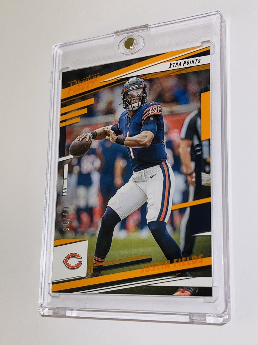 Justin Fields 2022 Prestige Xtra Points #48 Orange Parallel /75