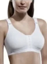 NWT Anita Active Firm Support Sport Front Closure White Bra Size 34B