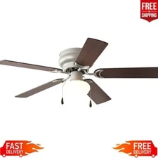 5 Blades Indoor Ceiling Fan W/ Light Kit Reverse Airflow Quiet 3 Speeds Bedroom