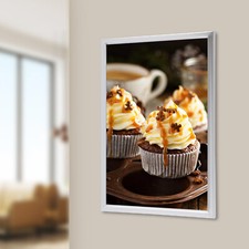24"x36" LED Backlit Poster Frame Art Picture Light Box Advertising Display Frame