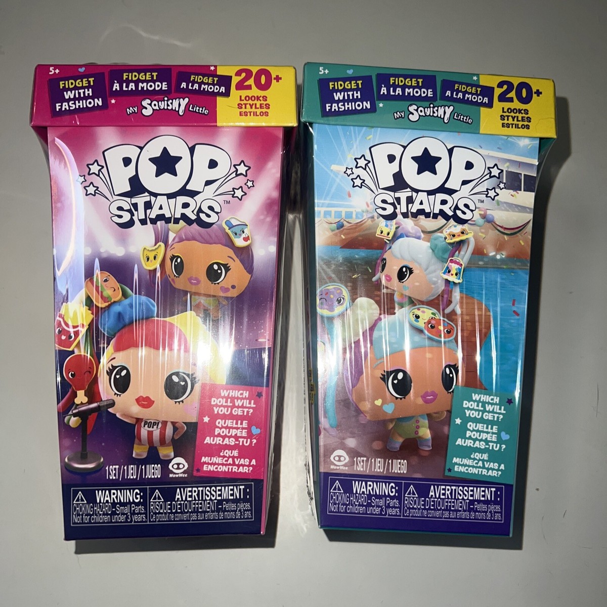 2 My Squishy Little Pop Stars Surprise Fidget Fashion Toy