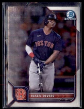 2022 Bowman Chrome Rafael Devers Boston Red Sox #18  4 Card Lot