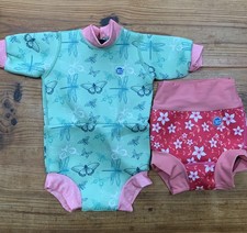 Splash About Happy Nappy Wetsuit 3-8 months and Happy Nappy 6-12 Months