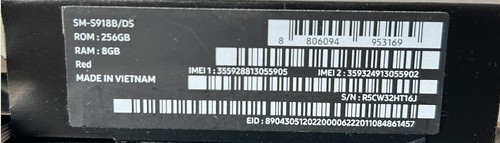 Samsung Galaxy S23 Ultra SM-S918B/DS - 256GB - Rot (Ohne Simlock) (Dual SIM) - Bild 3 von 3