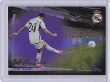 2025-26 Topps Real Madrid Team Set #38 Arda Güler Purple Icy Foil #/250