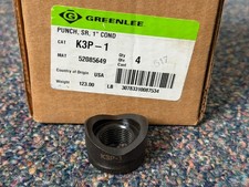 NEW Greenlee K3P-1 1" Conduit Size Standard Round Knockout Punch Made in USA