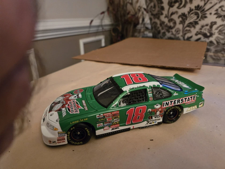 Bobby Labonte #18 Interstate Batteries/ Coca-cola Polar Bear Diecast Car - Image 2 of 4