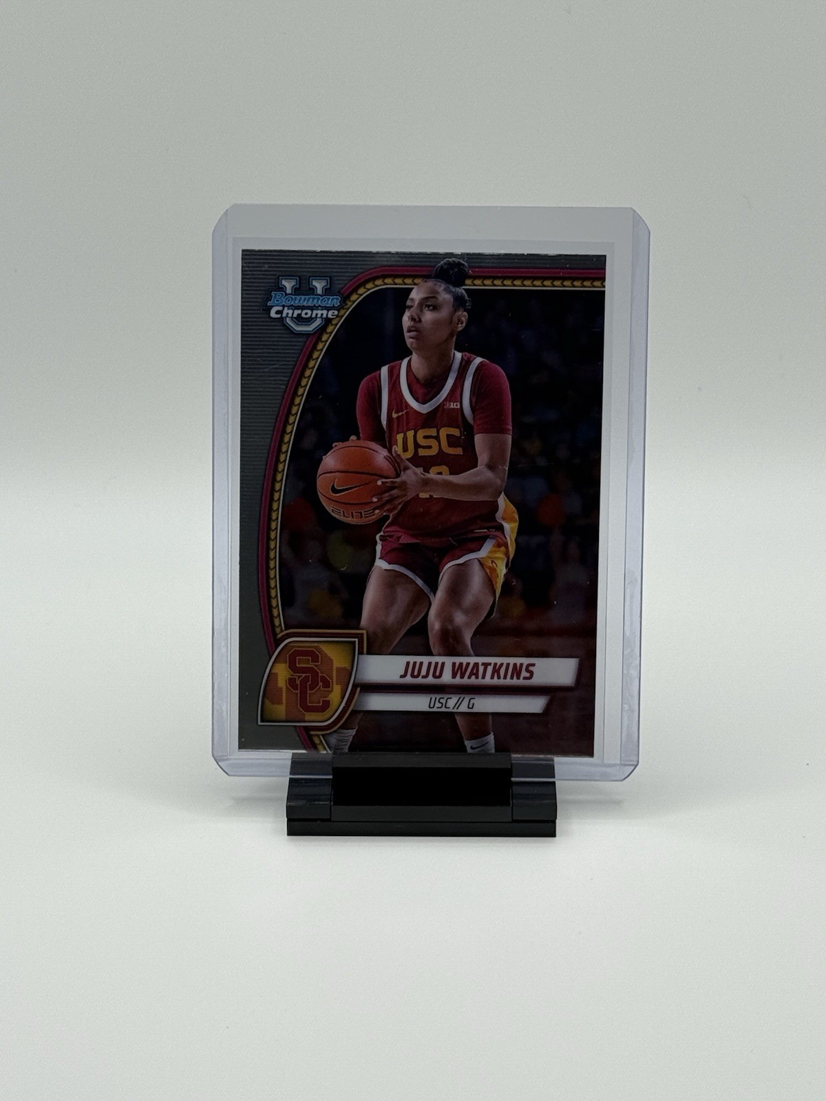 2024-25 Bowman Chrome JuJu Watkins RC #37 USC Basketball Rookie Card