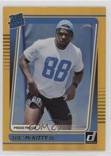 2021 Panini Donruss Rated Rookie Press Proof Premium Tre' McKitty #304 0c4