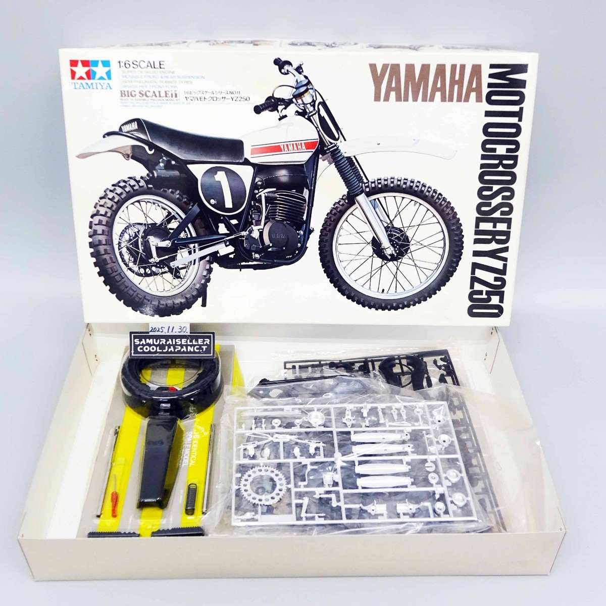 TAMIYA 1/6 YAMAHA MOTOCROSSER YZ250 BIG SCALE SERIES NO.36 Japan