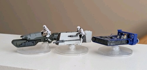 Mattel Hot Wheels Star Wars Starships Lot 9 Speeders Razor Crest Maul Marauder + - Picture 11 of 13