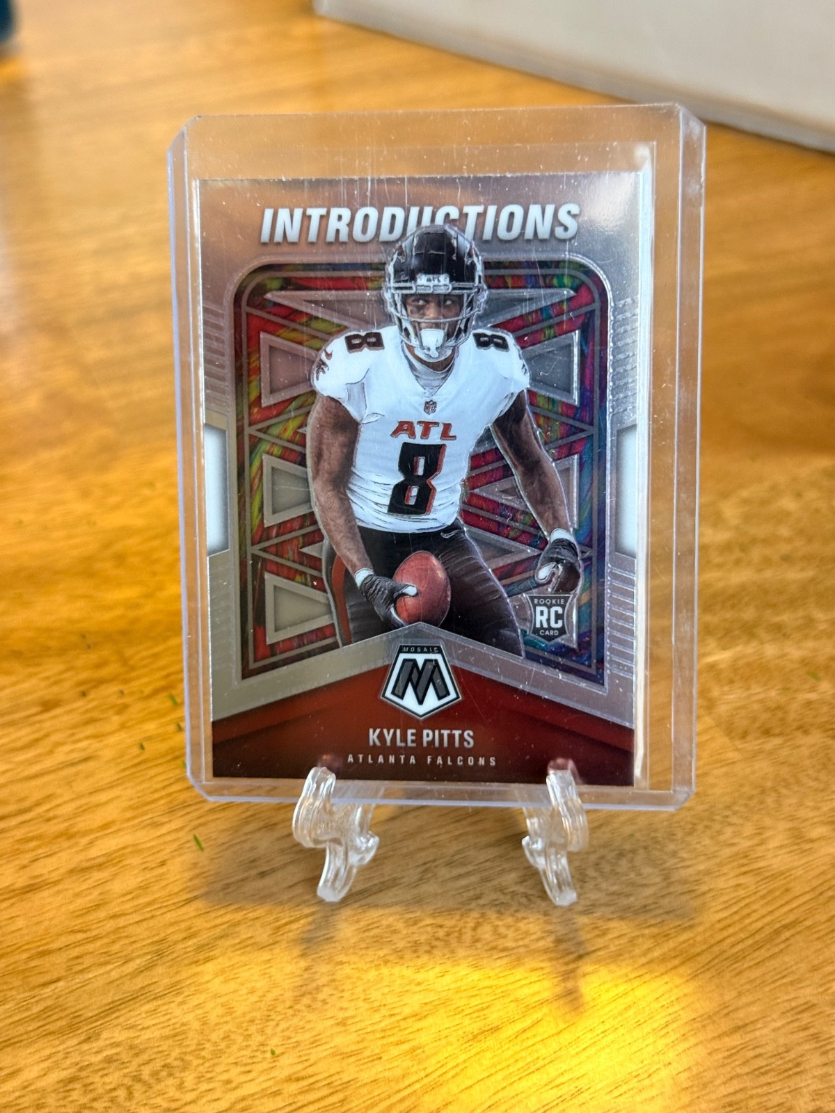 Kyle Pitts 2021 Panini Mosaic Introductions Rookie #I-8 Atlanta Falcons