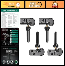 "4 Pack TPMS Sensors 315MHz Tire Pressure Monitoring for Chevy GMC Cadillac Buic