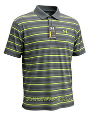 New MENS UNDER ARMOUR Polo GOLF SHIRT UA Heat Gear LOOSE FIT Large New With Tags
