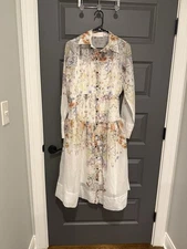 Zimmermann DUPE Multicolor Floral Long Sleeve Dress (Read Notes)