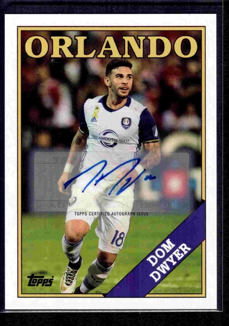2018 Topps MLS Throwback Autograph 15/25! Dom Dwyer Orlando City SC