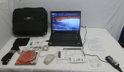 1x Laptop Notebook LENOVO 2716 Think Pad mit Zubehör ex BW Bundeswehr (LAP3)
