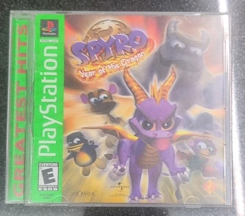 Spyro Year of the Dragon PS1 Complete CIB Greatest Hits SHIPS WITHIN 12 HOURS