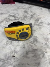 Sony Sports Walkman SRF-M78 Yellow Portable FM/AM Radio TESTED