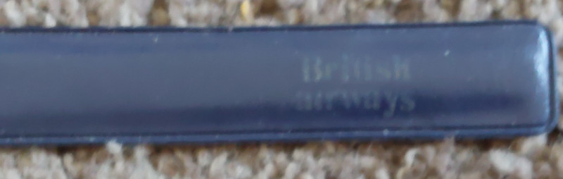 VINTAGE BRITISH AIRWAYS F/C NAILFILE IN A VINYL COVER