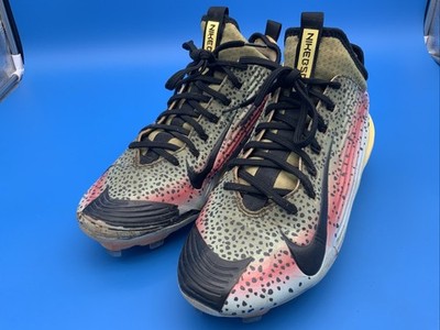 Mike Trout All-Star Nike Lunar Vapor Rainbow Trout ASG Cleats Size 9