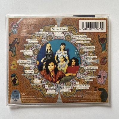 Japan Edit. Aerosmith Nine Lives CD 2 Bonus Tracks Obi Japan Edit