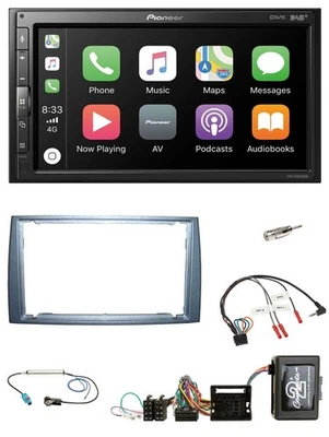 Pioneer USB Lenkrad DAB 2DIN Bluetooth Autoradio für Peugeot 308 silber 07-09 PD - Bild 1 von 4