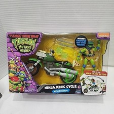 Teenage Mutant Ninja Turtles  Mutant Mayhem Ninja Kick Cycle & Leonardo Figure