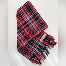 NWOT Lochcarron of Scotland 100 Pure New Wool Large Tartan Plaid Scarf