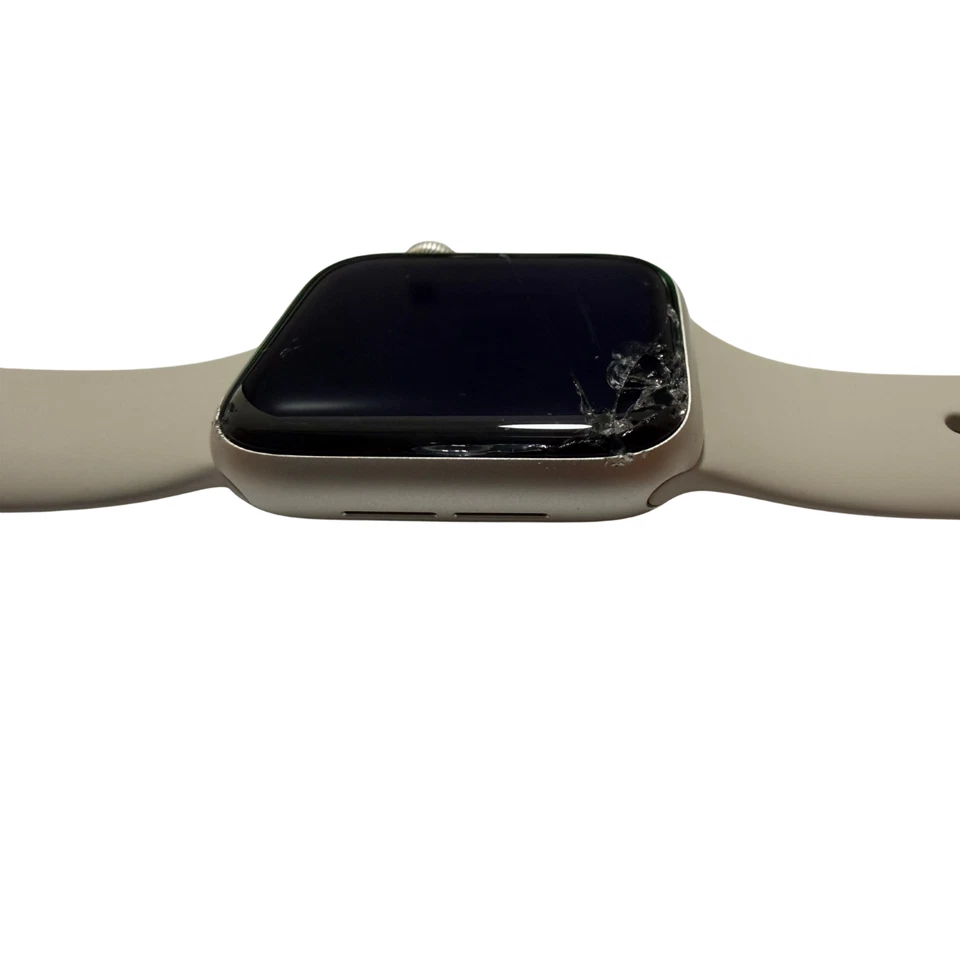 Apple Watch SE (2022) 40mm Silber Aluminiumgehäuse mit Sportarmband, Foto 2 von 4