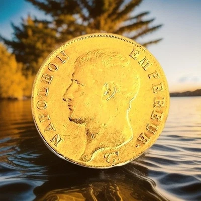 Superbe 40 Francs or, Napoléon Ier non lauré, 1806, Paris, TTB - Photo 1/2