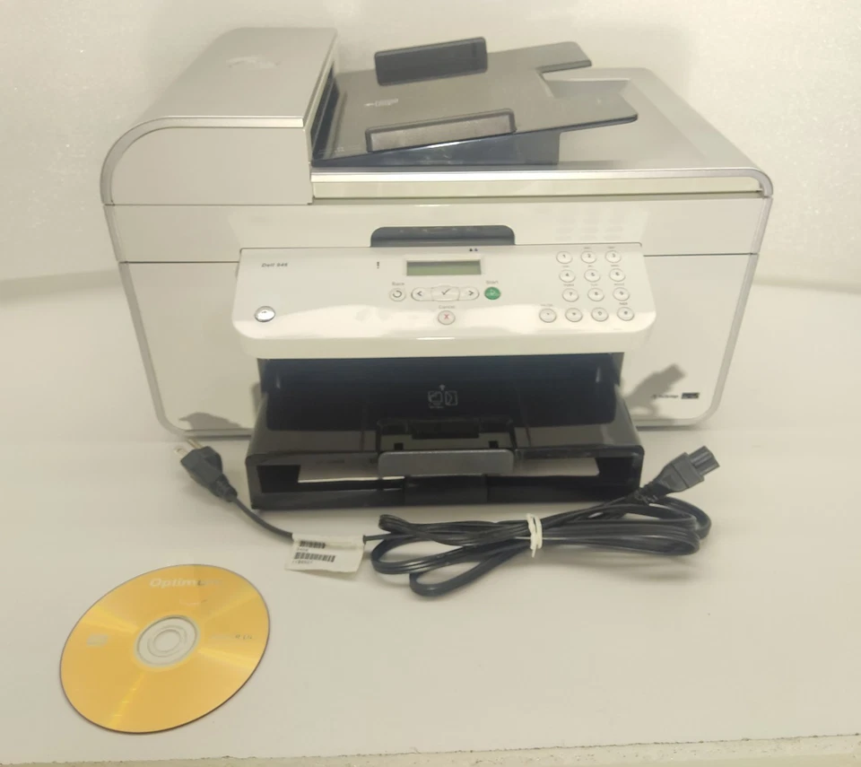 Dell 946 All In One Photo Printer Color Copier Scanner Fax w/ NEW DELL OEM INK - Image 3 of 4