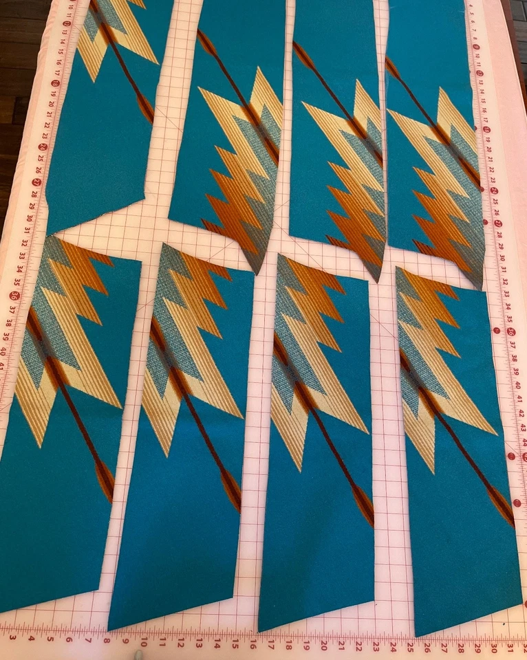 New Pendleton Wool blanket fabric remnants - Pagosa Springs - appx 1.13 lb - Image 2 of 4