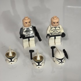 LEGO Star Wars Republic Army Lot 75002, 75035, 8014 With 3 Minifigures