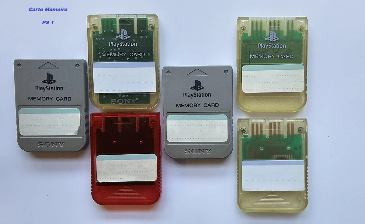 Support d'affichage et de stockage pour carte mémoire PSone pour PlayStation 1 - France